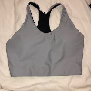 “Sky” pale grey blue RYU core bra top